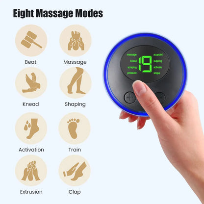 Mini portable neck massager