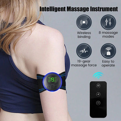 Mini portable neck massager