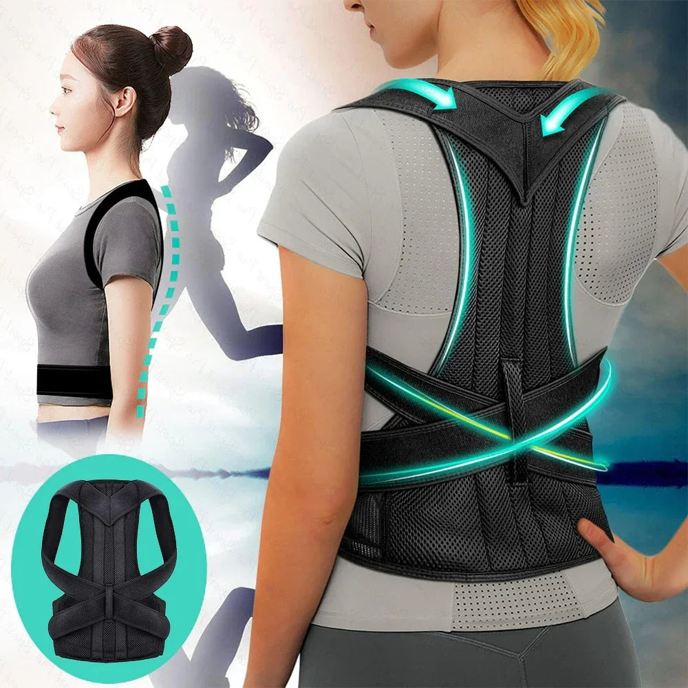 Reinforced posture corrector vest