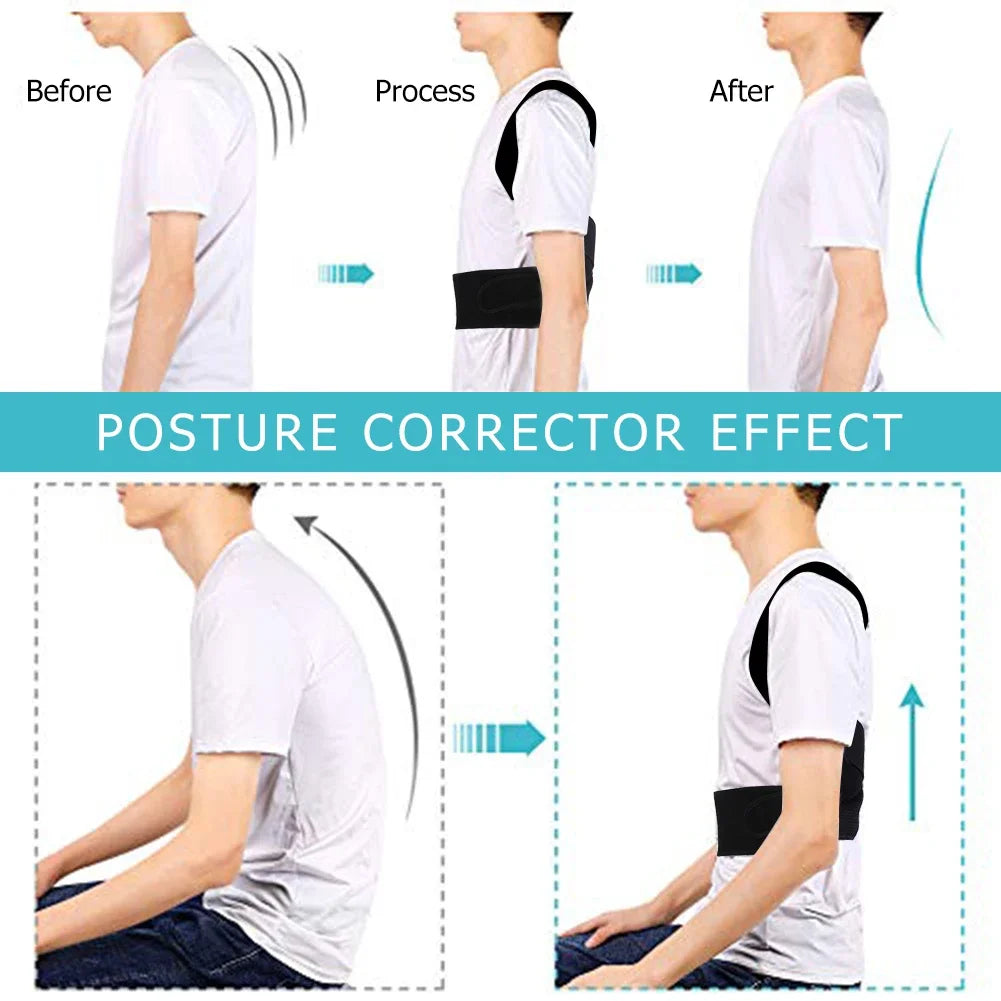 Reinforced posture corrector vest