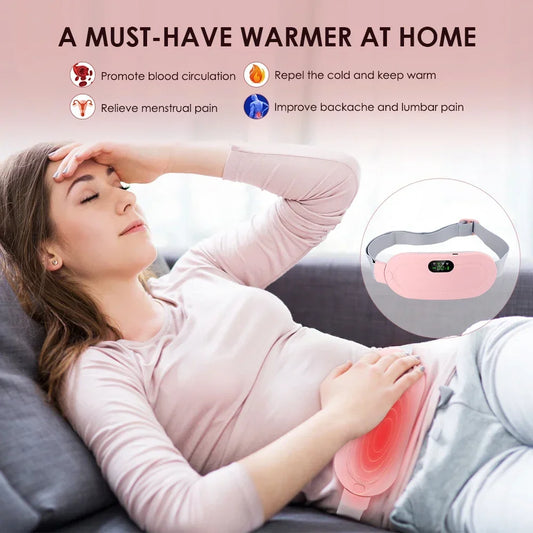 Smart menstrual heating pad