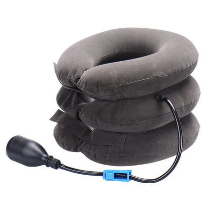 Air inflatable portable brace pillow